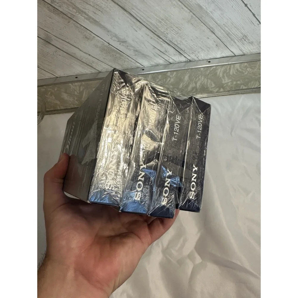 4 Pack SONY Premium Grade Blank VHS Video Tapes 6hrs T-120 New